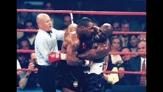 Mike Tyson - słynne odgryzienie ucha [polski komentarz]