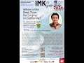 IMK WEBINAR SERIES-9 ON 