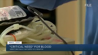 Critical Need for Blood Donations