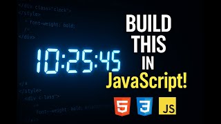 Create a Digital Clock Using HTML, CSS & JavaScript | Real-Time Clock Tutorial