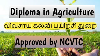 Diploma in Agriculture| விவசாய கல்வி பயிற்சி துறை @111tarotintamil