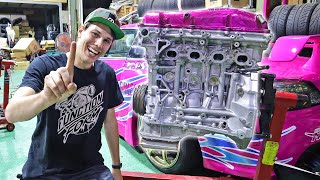 I BUILD MY FIRST ENGINE! - FORGED HKS 500HP SR20