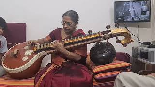 Smt Bharathi Raghava veena playing