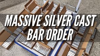 Massive QUARTER TONNE SILVER BAR order!