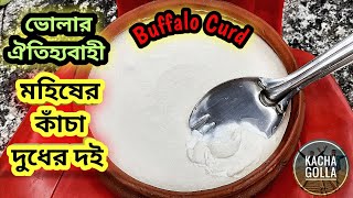 ভোলার ঐতিহ্যবাহী মহিষের কাঁচা দুধের দই | Famous Buffalo Curd of Bhola | KACHA GOLLA | Food VLOG's