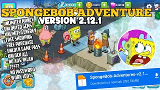 NEW UPDATE!! SPONGEBOB ADVENTURE IN A JAM MOD APK V2.12.1 UNLIMITED MONEY FREE PURCHASE