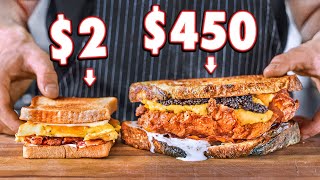 $2 Breakfast Sandwich Vs. $450 Breakfast Sandwich