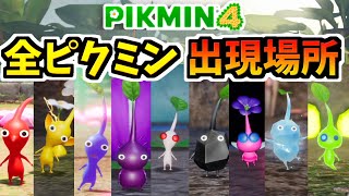 【ピクミン4】全色ピクミンと出会う方法・出現場所を解説！【Pikmin 4】