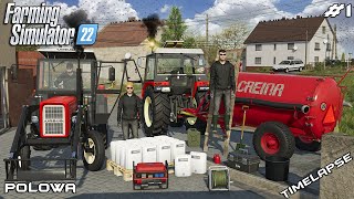 MOVING to the new SMALL FARM in the POLAND | Polowa | Farming Simulator 22 | Episode 1