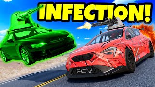 INFECTION Hide and Seek But with Cars With Guns in BeamNG Drive Mods!