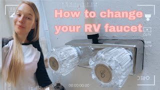 How to install a new shower faucet in your RV DIY | Tiny home DIY - Trailer life!