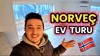 NORVEÇ’TE 105 METREKARE 4+1 EV TURU VLOG | NORVEÇ’TE YAŞAM #norveç #norveçteyaşam #norway