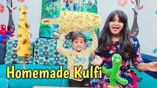 Homemade kulfi very easy | how to make kulfi ice-cream at home | Prabhu sarala lifestyle