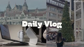 [Vlog] Hoilday season vlog🎄 | Planning for 2025 | Netherlands🇳🇱Trip | Student Vlog | Daily life EU