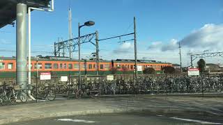 カボチャ電車のある風景  115系