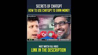 Secrets Of CHATGPT | How To Use CHATGPT to earn money ? | Venu Kalyan | #Shorts