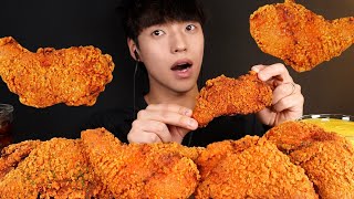 바삭 끝판왕! 후라이드 점보 닭다리 치킨 먹방 CRISPY FRIED CHICKEN MUKBANG ASMR EATING SOUNDS