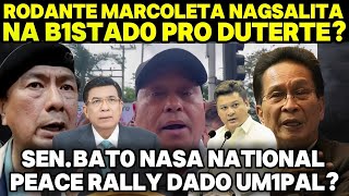 BAT0 NASA PEACE RALLY NA NG INC|DADO PINANG@RALAN ANG INC|PANELO MAY PAT@MA KINA BATO AT BONG GO