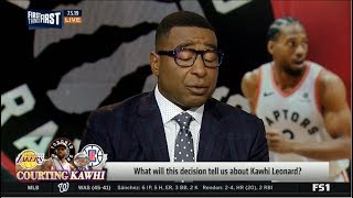 First Things First | Cris Carter: What will this decision tell us about Kawhi Leonard?