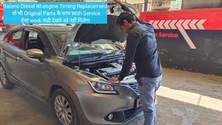 Engine Timing Work With Service || Baleno Swift Brezza Ciaz Diesel Engine Timing Work Overhaul ||