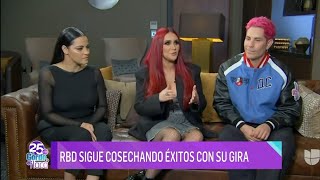 RBD em entrevista para programa El Gordo y La Flaca