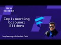 #46 Implementing a Carousel Slider in Flutter = A 2022 guide | Flutter Series