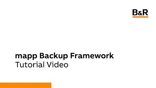 mapp Backup Framework Tutorial