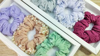 NOVIDADE - COMO FAZER SCRUNCHIE COM MEIA DE SEDA