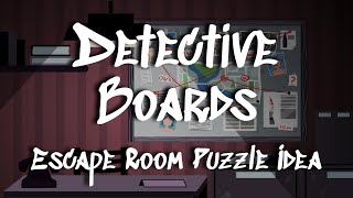 DIY Escape Room Puzzle Idea: Detective Boards \u0026 How to Solve Them