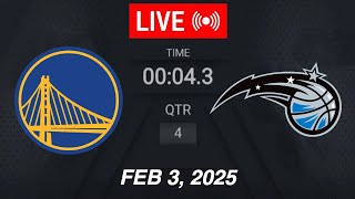 NBA LIVE! Golden State Warriors vs Orlando Magic | February 3, 2025 | 2025 NBA Season Live