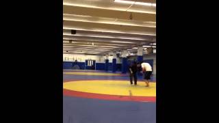 Shamil Aslanov and Aydin Revaz wrestling