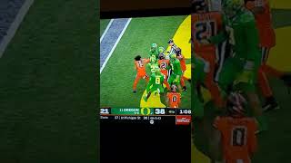 Oregon Ducks vs. Oregon State Beavers football brawl fight 2021