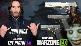 John Wick Pistols .exe Warzone 2 #warzone2 #codmw2 #johnwickedit
