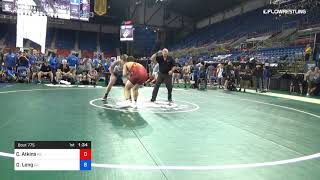 182 Lbs Rnd Of 64 Cayden Atkins Kansas Vs Daniel Long California