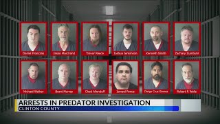 12 suspected online predators busted by undercover Clinton Co. investigators