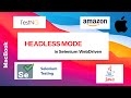 Run Selenium WebDriver in Headless Mode | Java & TestNG Automation | Selenium Tutorial