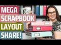 MEGA Scrapbook Layout Share + Tips, Tricks and MUST SEE Design Ideas!!