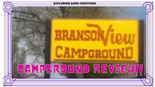 campground review video of Branson View Campground in Branson Missouri