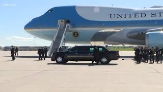 President Joe Biden and the First Lady touch down in Buffalo