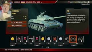 Can I earn enuff Vipers War chest FREE GOLD \u0026 buy a Season Pass? (episode 2) World of Tanks console