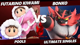 Kagaribi 8 - Futarino Kiwami Ahhhh! (Ice Climbers) Vs. Bonko (Incineroar) SSBU Ultimate Tournament