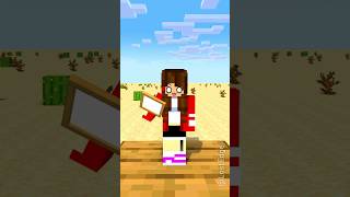 Mikey With JJ and JJ Sister and Herobrine Destroying Bedrock - Maizen Minecraft Shorts #maizen