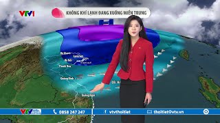 Dự báo thời tiết 12h30 - 03/02/2025 | Không khí lạnh đang xuống miền Trung | VTVWDB