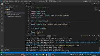 Student Marks Predictor project in Python and Flask