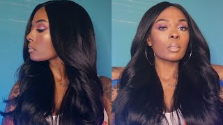 *NEW* OMG THIS $25 SYNTHETIC WIG IS THE ONE | Outre Synthetic Swiss HD Lace Front Wig - TALHA