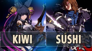 GBVSR: Kiwi (Yuel) Vs Sushi (Siegfried) | High Level Gameplay.