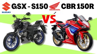 Suzuki GSX - S150 vs Honda CBR 150R | Side by Side Comparison | Specs \u0026 Price | 2023 Philippines