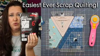 Easy Scrap Quilt - How to use scraps to make quilt blocks