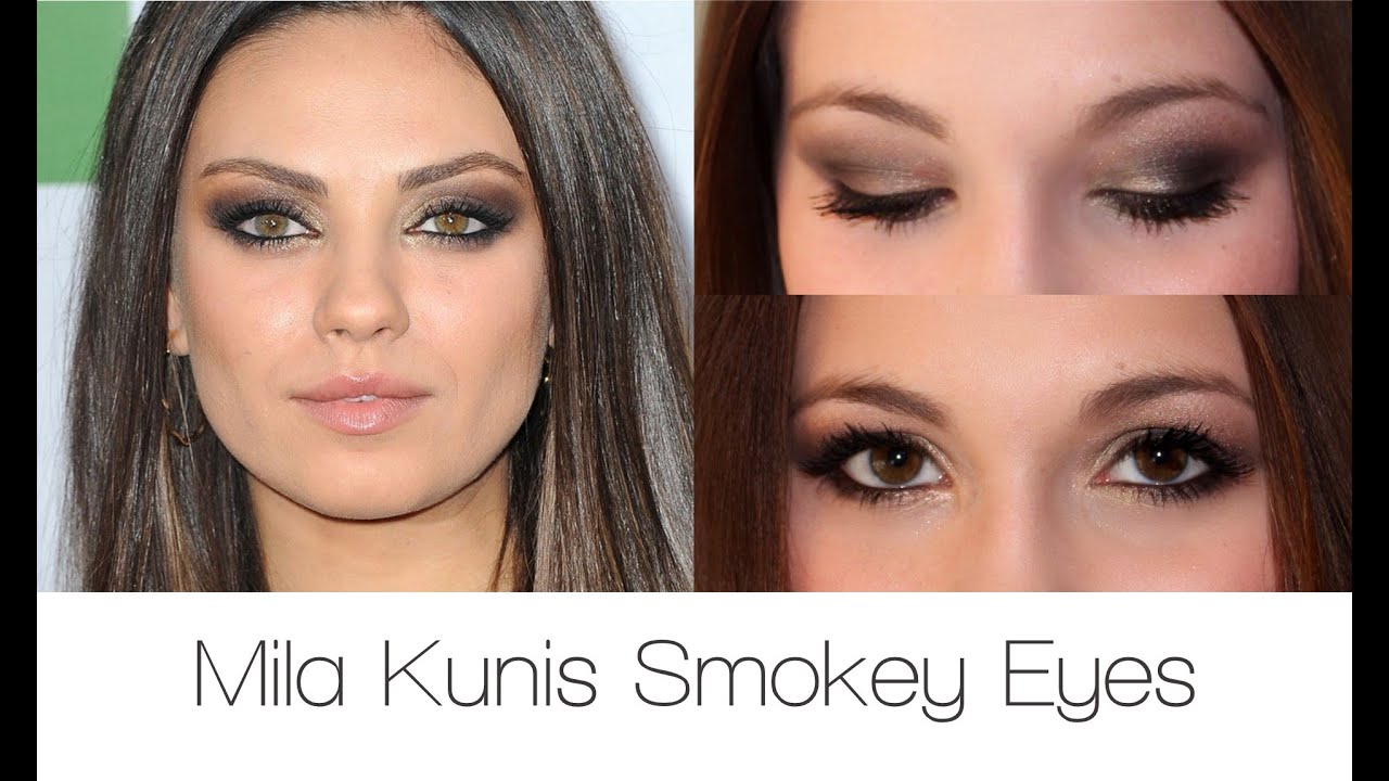 Smokey Eye Makeup Tutorial Mila Kunis Youtube