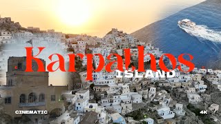 Karpathos Island Cinematic 4K Aerial